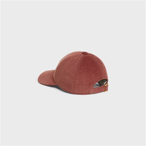 celine corduroy hat|CELINE BASEBALL CAP IN CORDUROY .